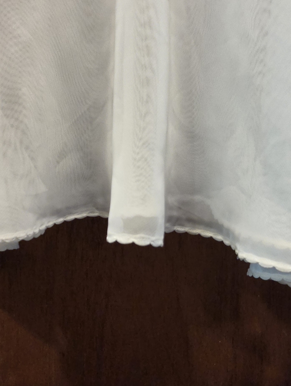 Victoria's Secret White Sheer & Satin Bridal Chemise SzM - Picture 4 of 7